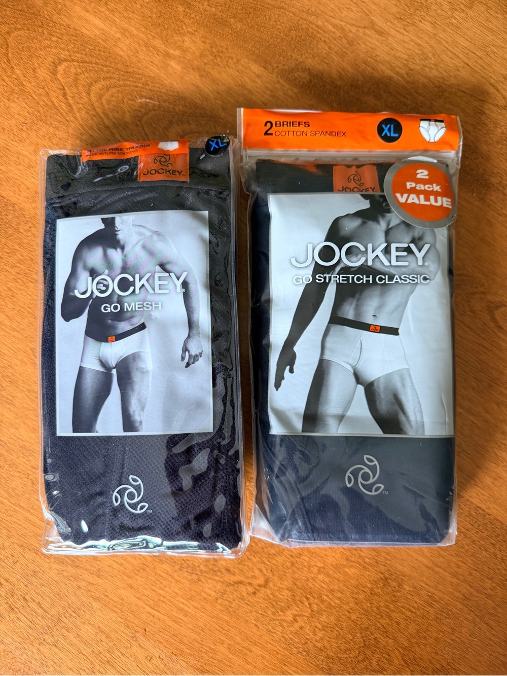 Jockey Men's Black 2-Pack Go Mesh & Go Stretch Classic Briefs - NEW